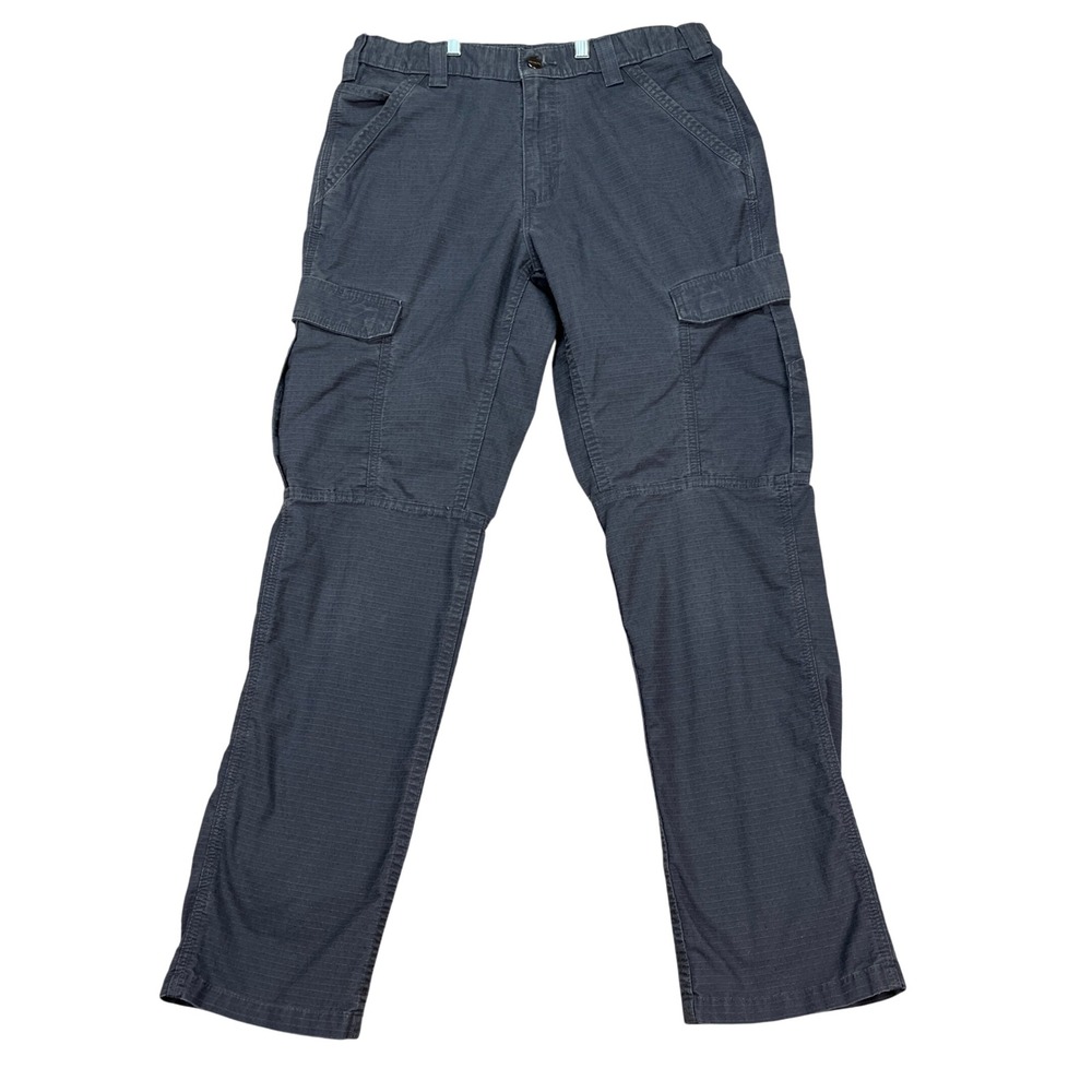 Carhartt Force Relaxed Fit Work‎ Pants Mens 32x32 Gray Flap Pockets Straight Leg